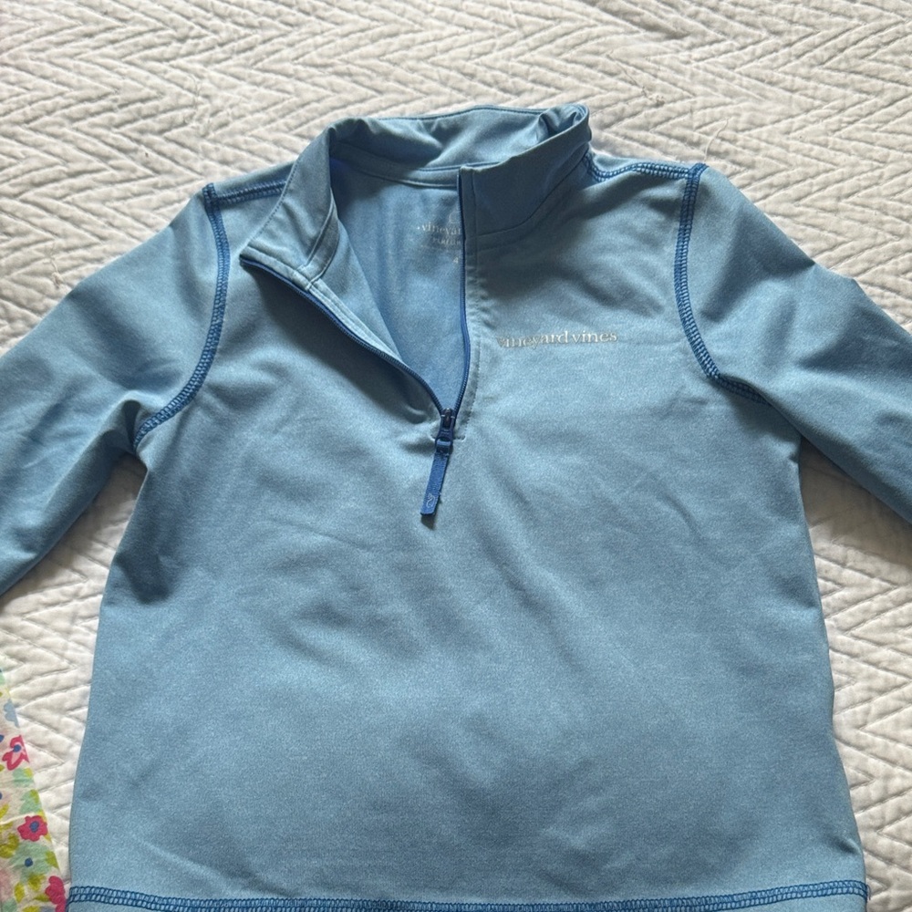 Vineyard Vines Light Blue Performance Pullover Boys 4t